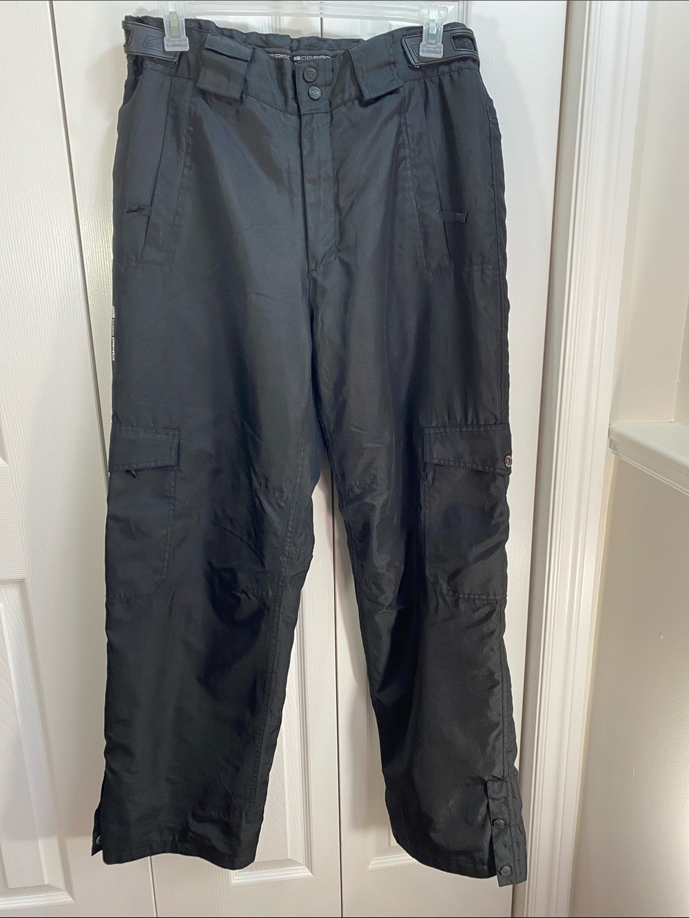 Men's Snow Pants, Ocean & Earth PRO Series, Ski or Snowboard, Cargo Style, L